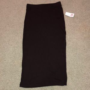 Midi Skirt with Side Split
